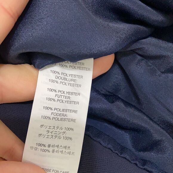 J.Crew Navy Blue Drapey Double-twill Skirt - Picture 8 of 8